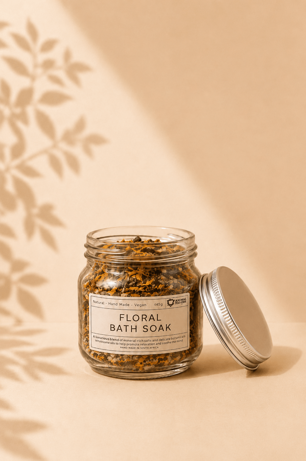 LMW Wellness-Care Natuurlijk bloemen badzout, productaanzicht