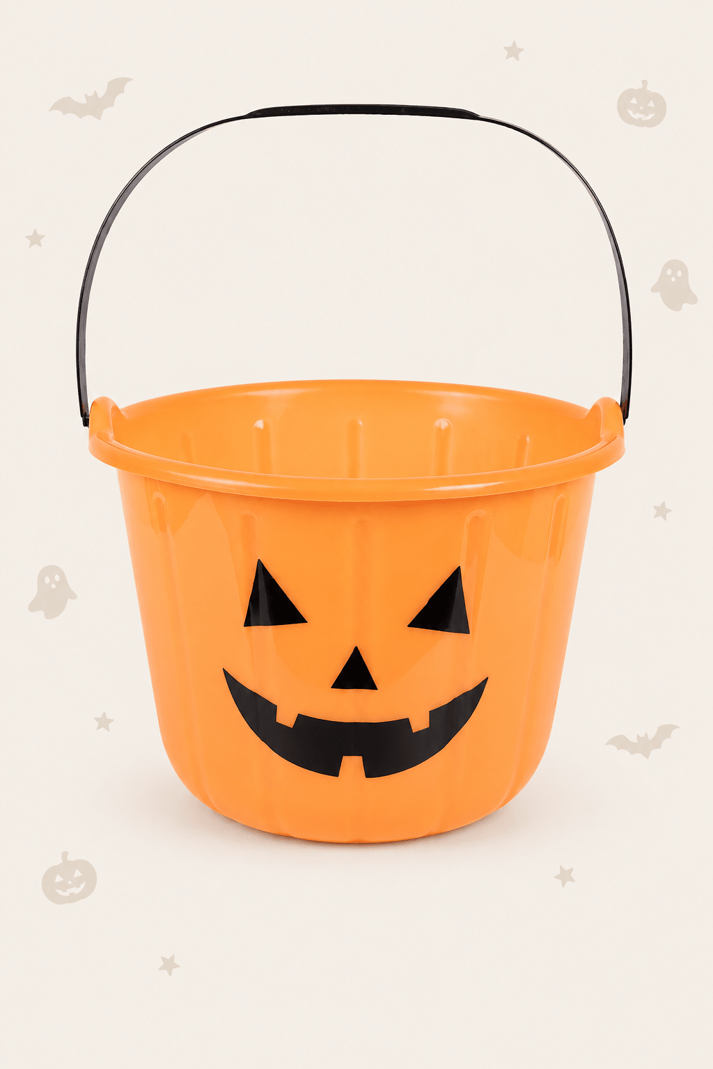 Oranje halloween snoepemmer voor trick or treat