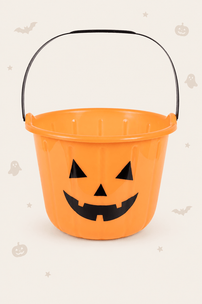 Oranje halloween snoepemmer voor trick or treat