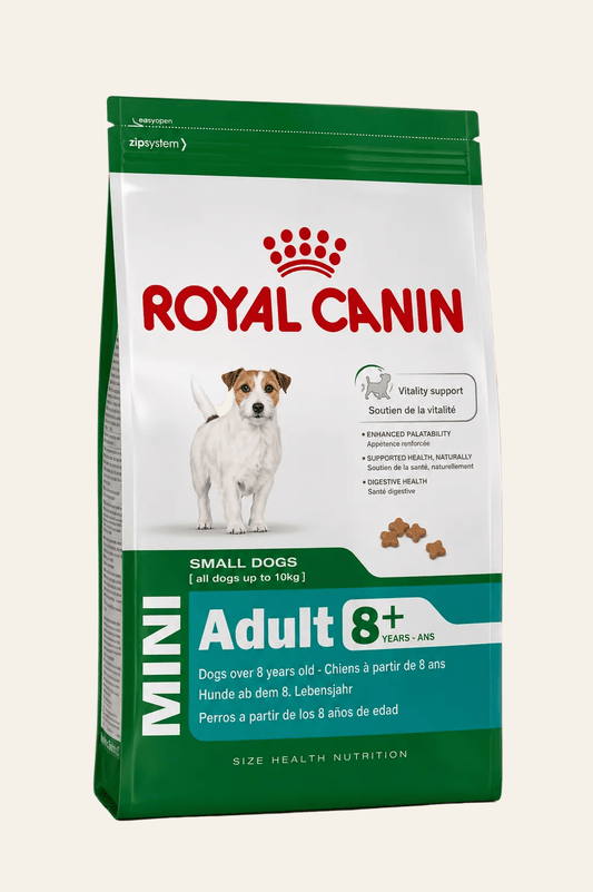 Royal Canin hondenvoer voor kleine oudere honden mini adult 8+ 800g