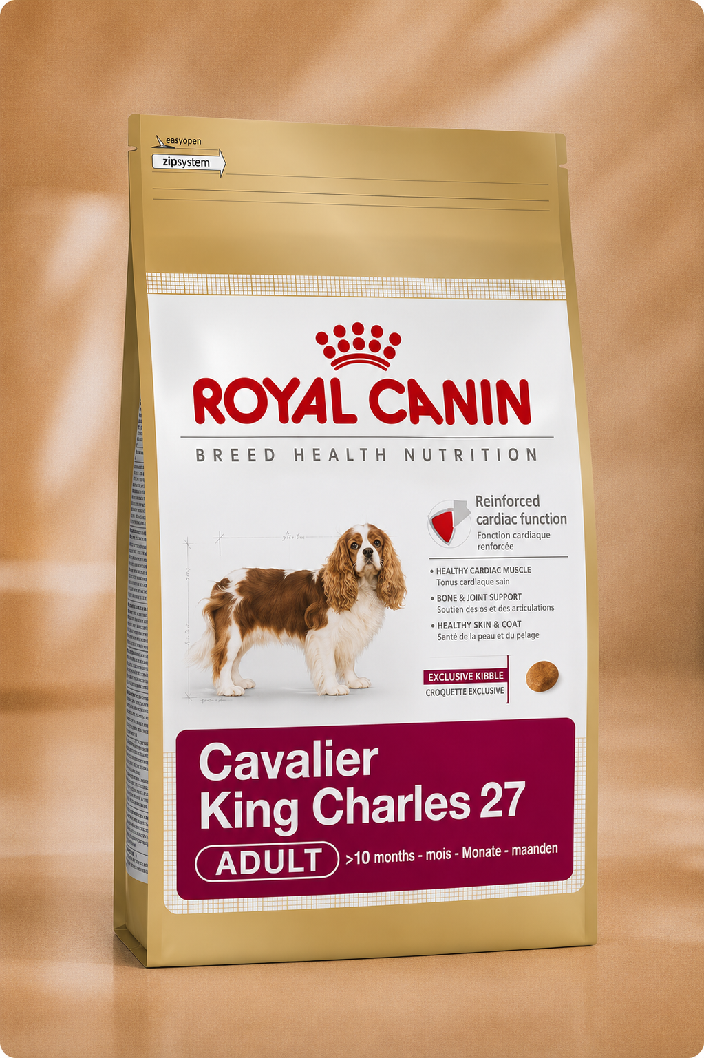 Royal Canin hondenvoer voor volwassen cavalier king charles spaniëls 1,5kg