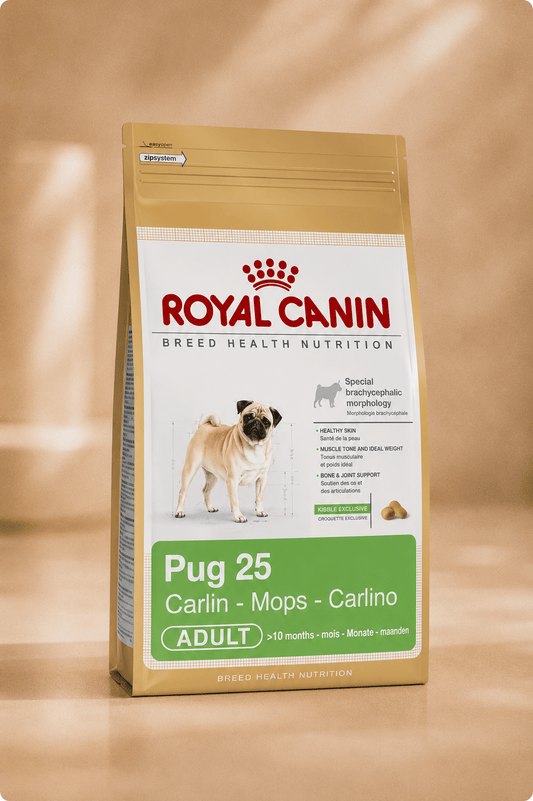 Royal Canin hondenvoer voor volwassen mopshonden 1,5kg