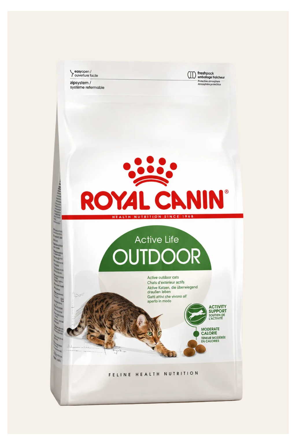 Royal Canin kattenvoer voor buitenkatten feline outdoor active life 400g