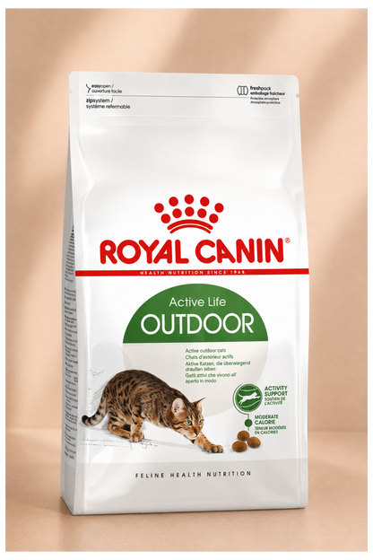 Royal Canin kattenvoer voor buitenkatten feline outdoor active life 400g