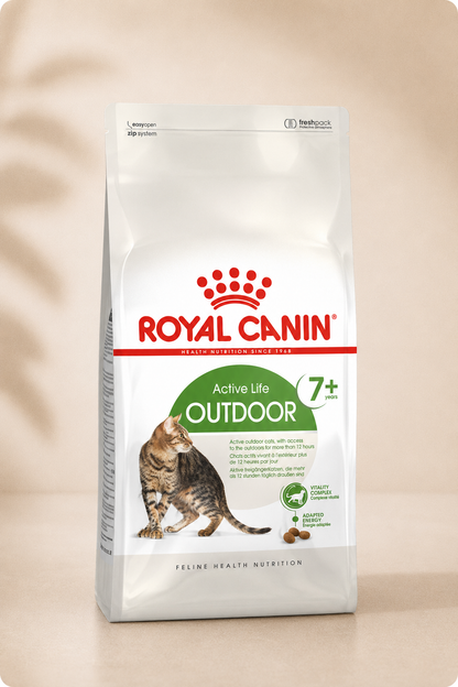 Royal Canin kattenvoer voor oudere buitenkatten feline outdoor 7+ 400g