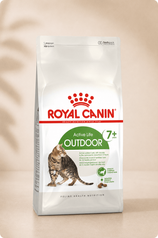 Royal Canin kattenvoer voor oudere buitenkatten feline outdoor 7+ 400g