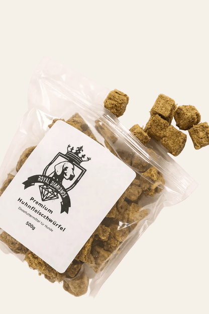 Royal Diamonds parelhoenvleesblokjes kauwsnack 500g