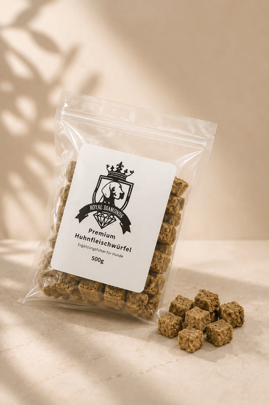 Royal Diamonds parelhoenvleesblokjes kauwsnack 500g