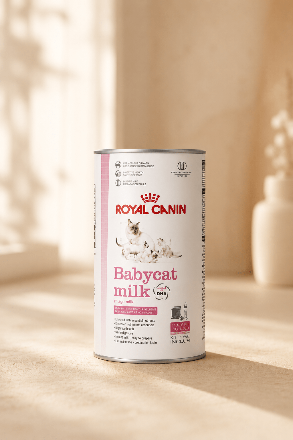 Royal canin babycat milk kunstmelk voor jonge kittens.