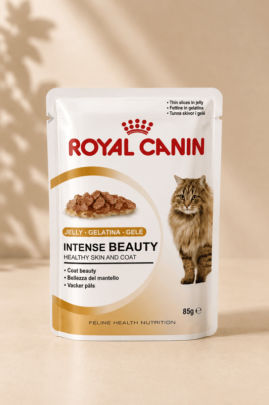Royal canin intense beauty in gelei multipack 12 x 85 g