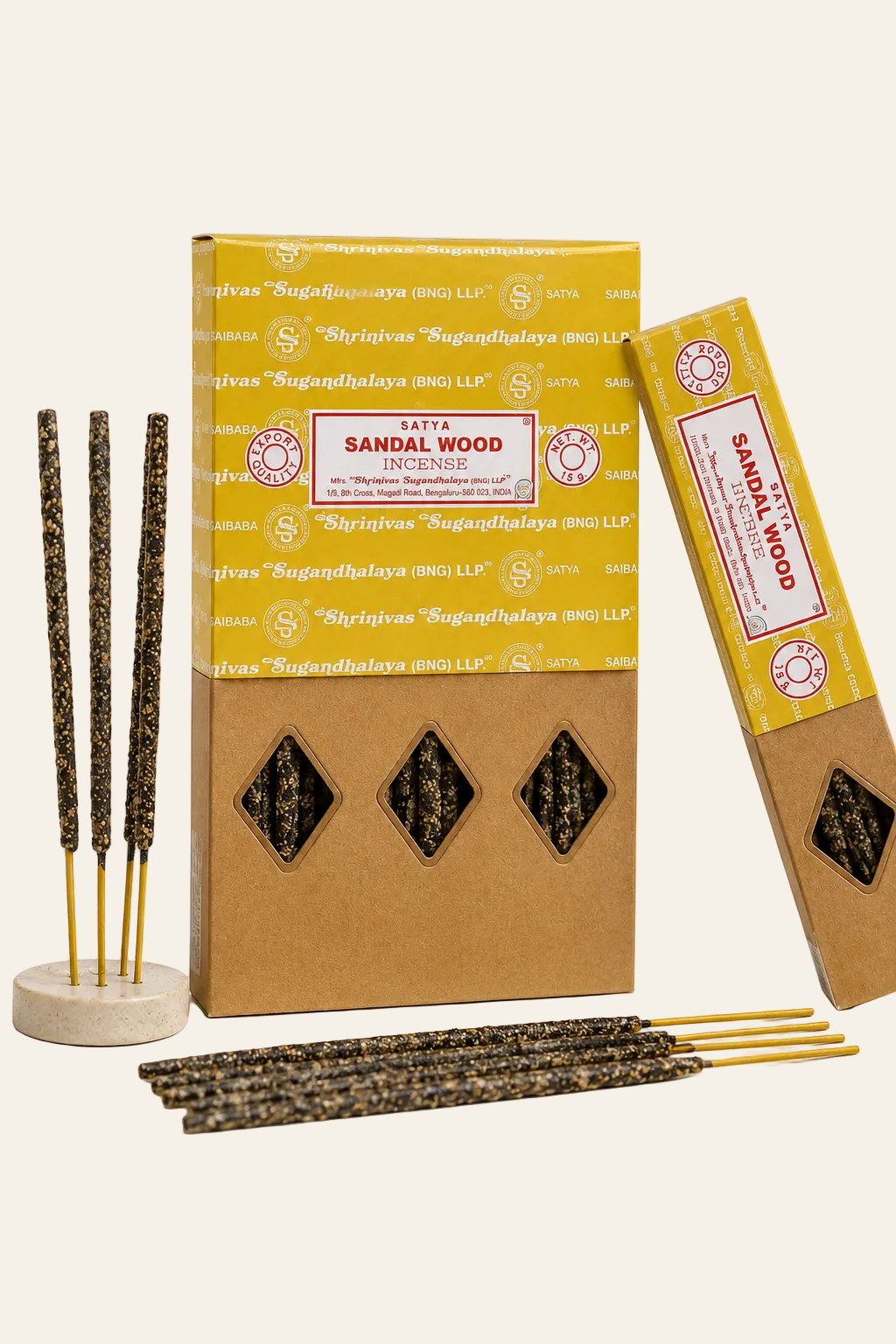 Satya sandal wood smudge wierookstokjes 25g