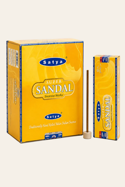 Satya super sandal dhoop sticks voordeelset