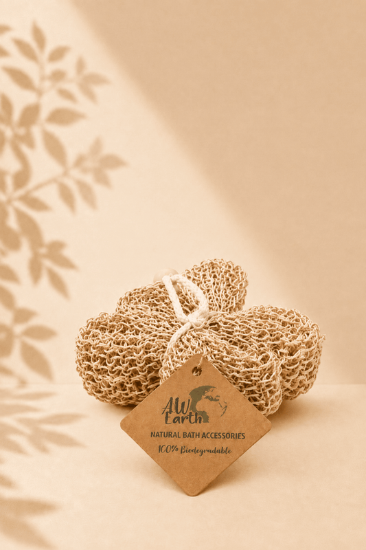 LMW Wellness-Care Sisal exfolierende sterspons voor een grondige lichaamspeeling, productaanzicht