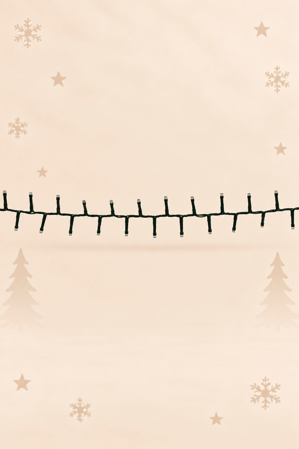 Multikleur kerstboomverlichting van 20 meter met groen snoer en 1000 geïntegreerde LED lampjes van Luca Lighting
