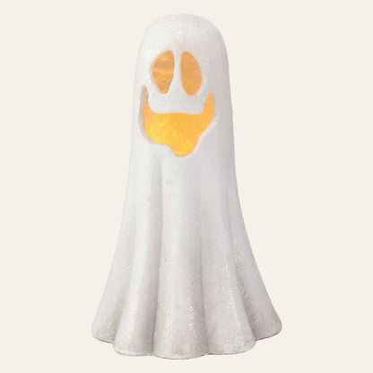 Staand spookfiguur voor halloween groot en volumineus