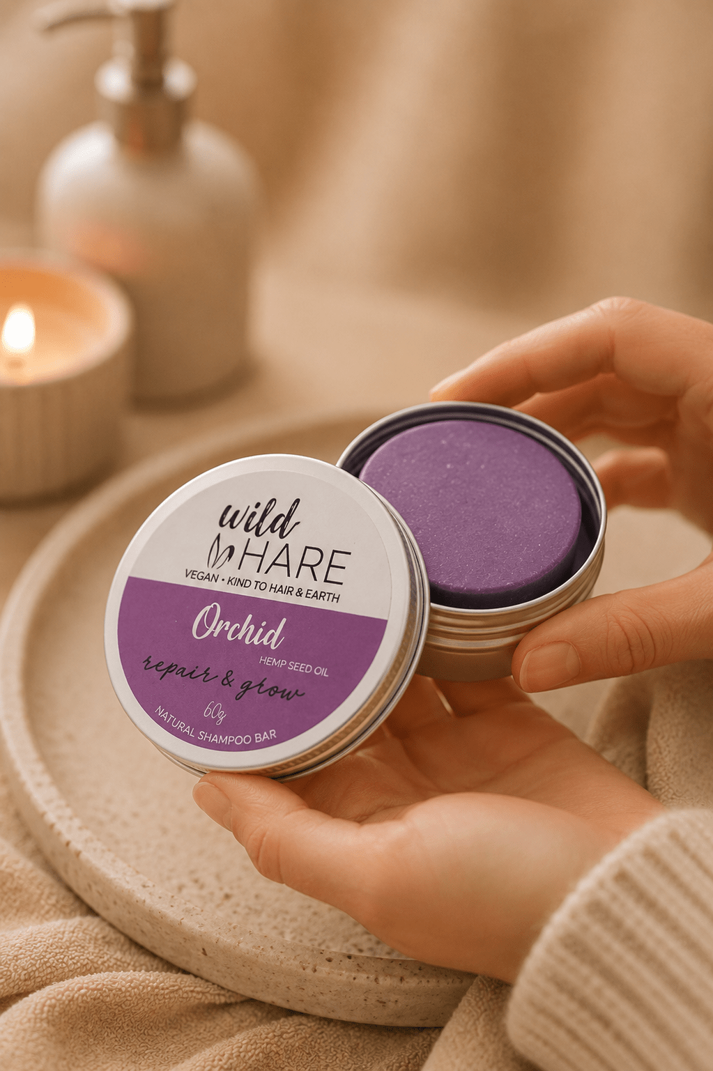 LMW Wellness-Care Vaste shampoo met orchideegeur, productaanzicht