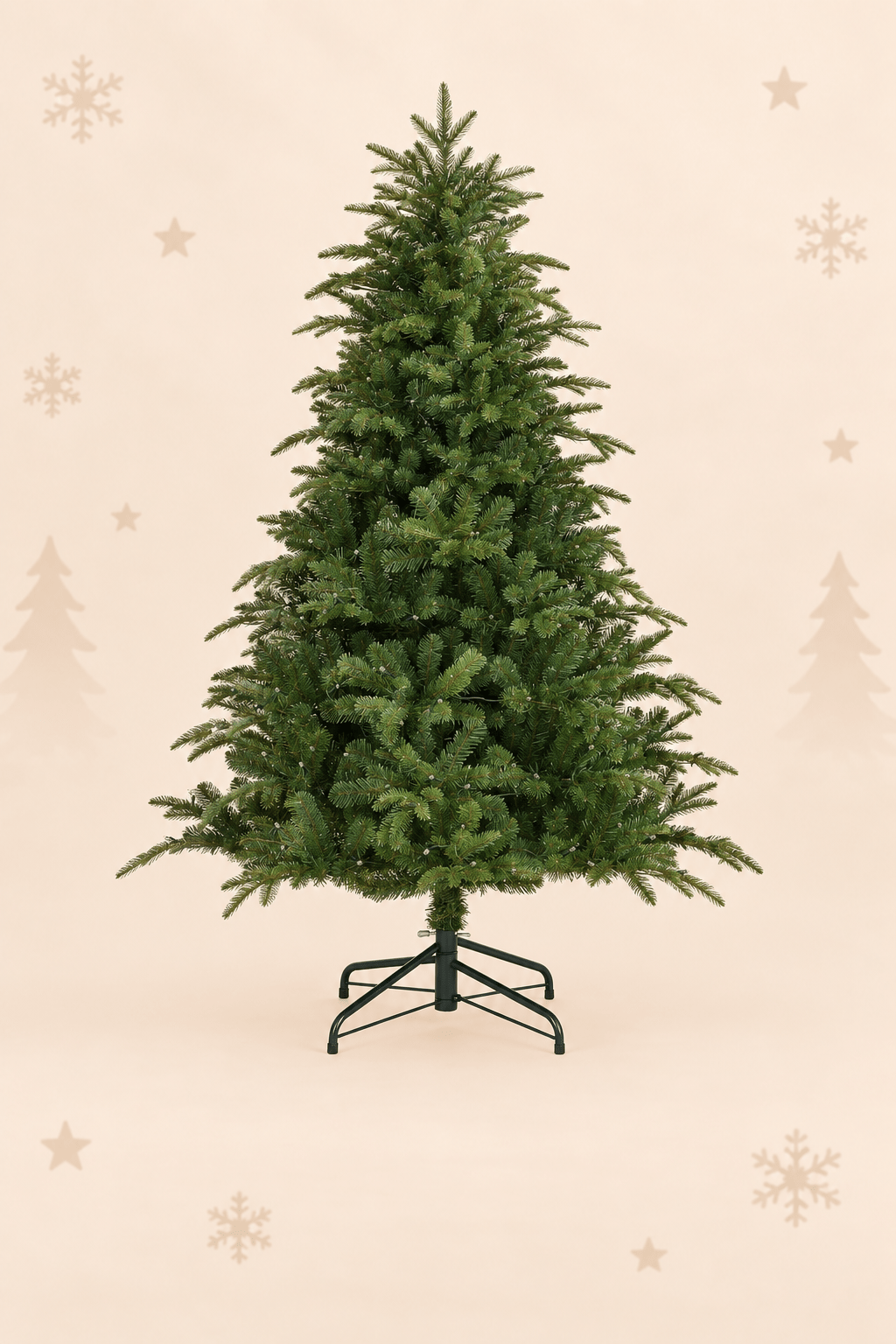Groene kunstkerstboom van 155 cm met 780 takken en geïntegreerde RGB LED verlichting van Black Box Trees