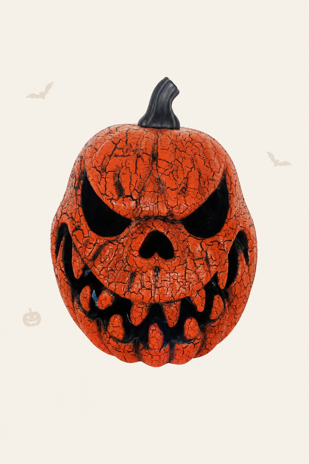 Wandlamp pompoen in oranje kunststof voor halloween