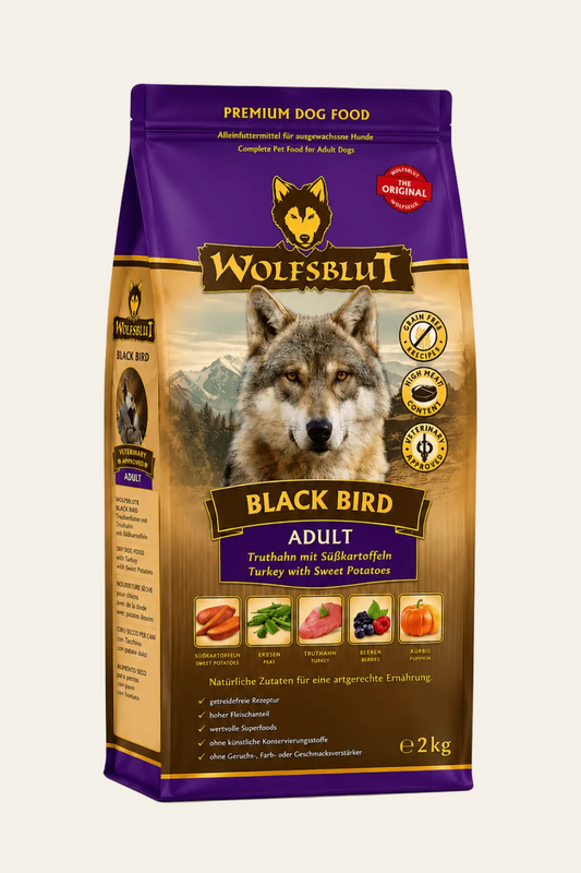 Wolfsblut Black Bird Adult graanvrij hondenvoer 2kg