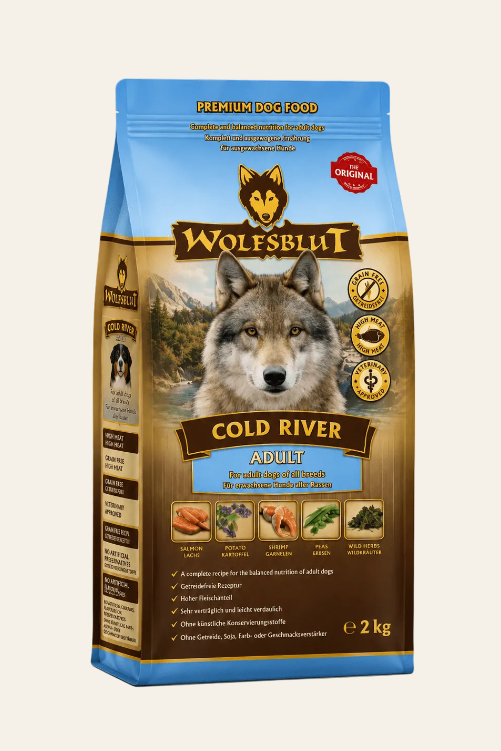 Wolfsblut Cold River graanvrij hondenvoer met vis 2kg