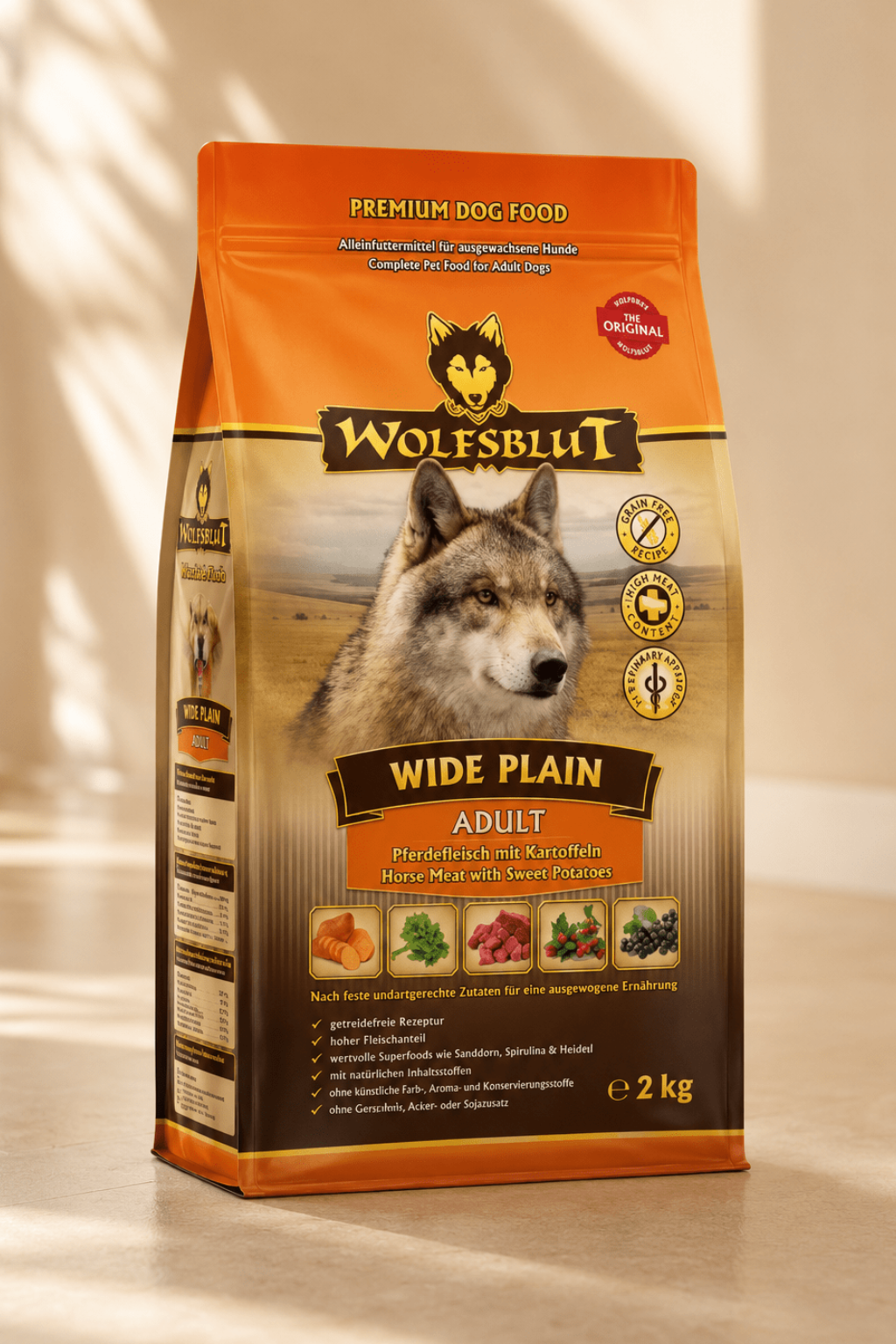 Wolfsblut Wide Plain graanvrij hondenvoer met lam 2kg