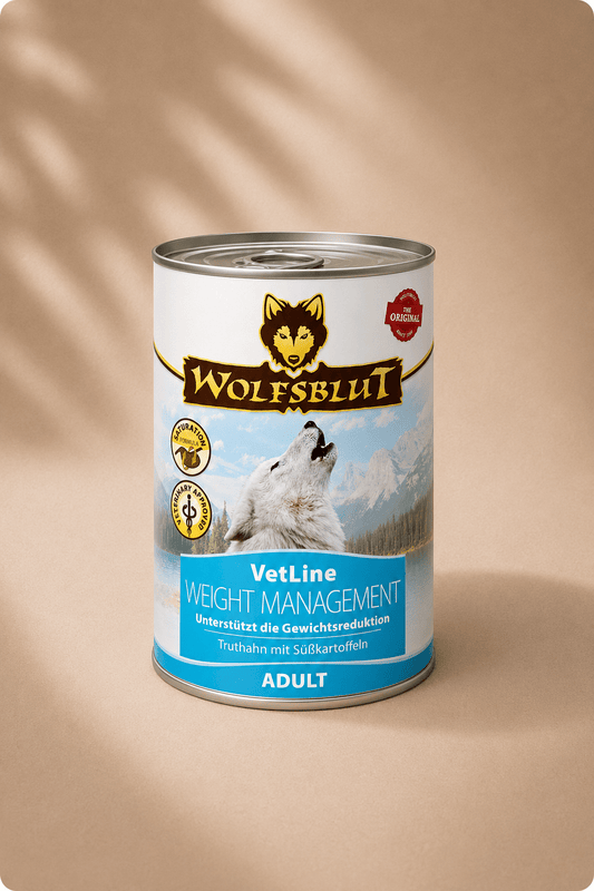 Wolfsblut vetline weight management adult kalkoen met zoete aardappel 6x395g