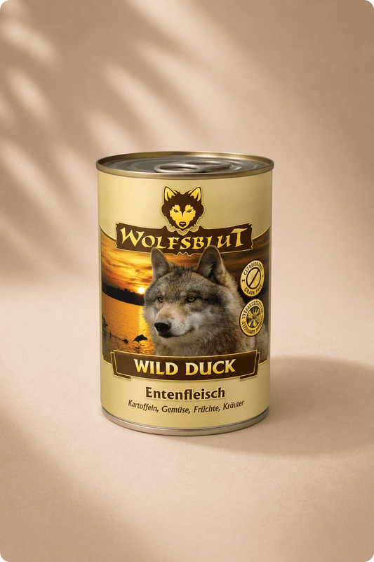 Wolfsblut wild duck adult eend met aardappel 395g