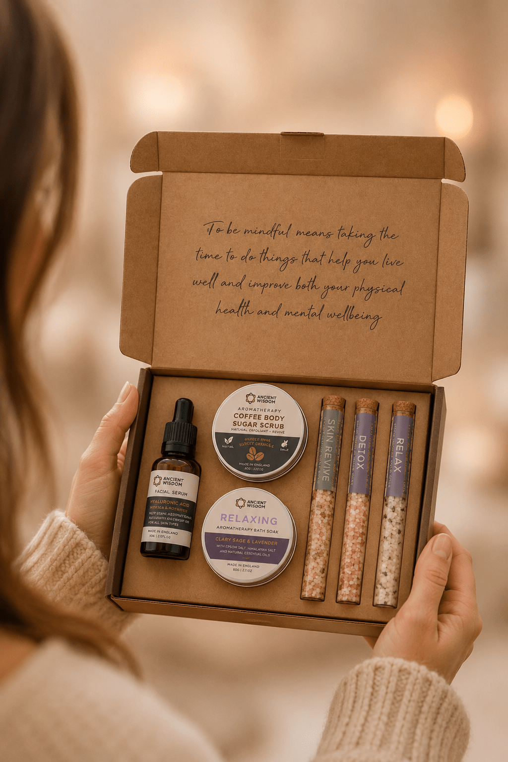 LMW Wellness-Care Zelfzorgpakket voor ontspanning en verwennerij, productaanzicht