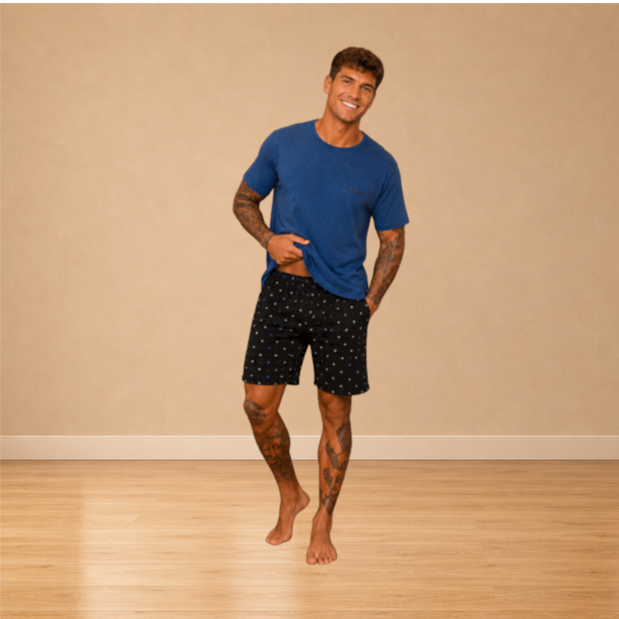 sportieve heren pyjama