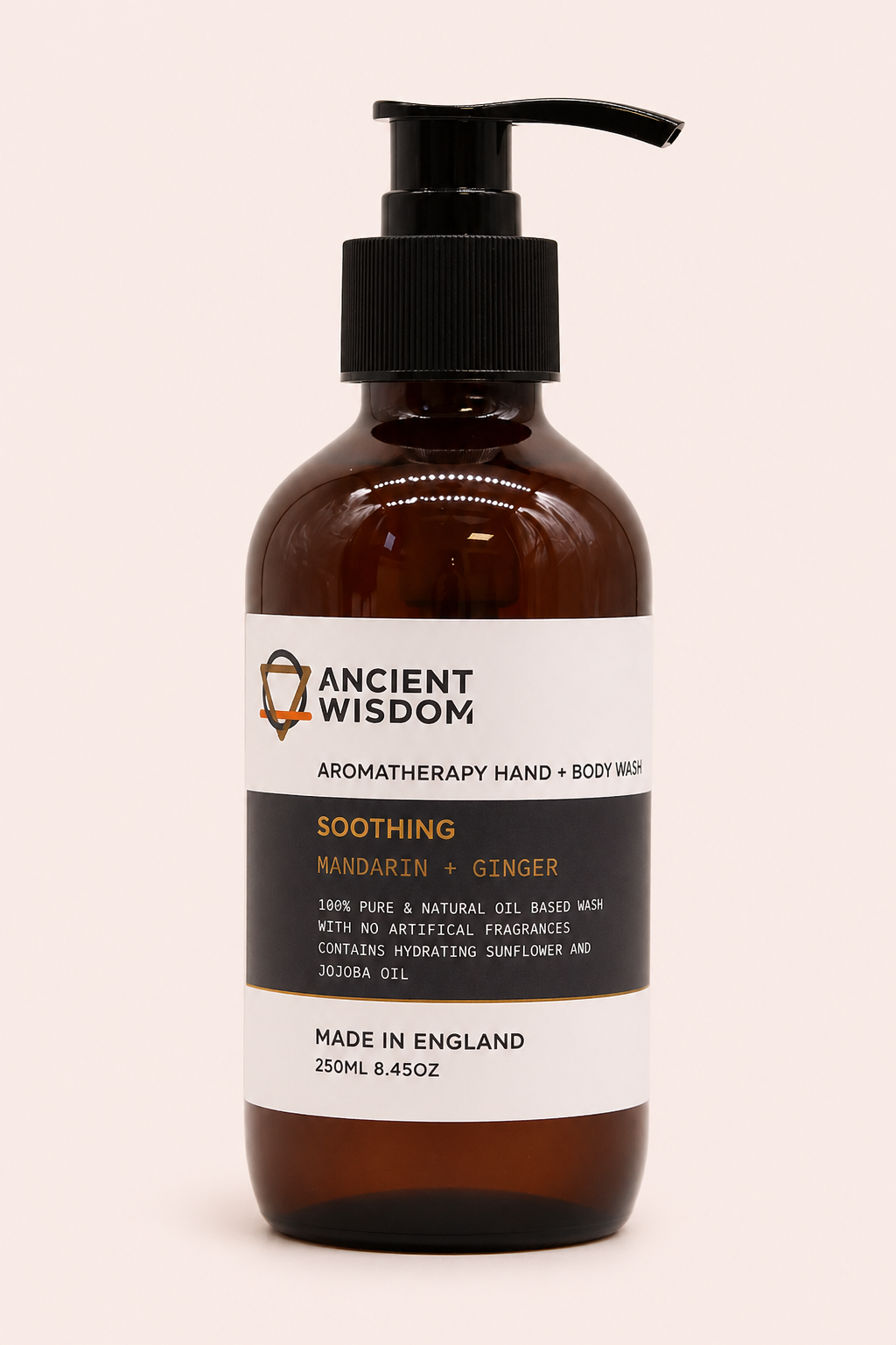 Aromatherapie hand en douchegel met mandarijn en gember