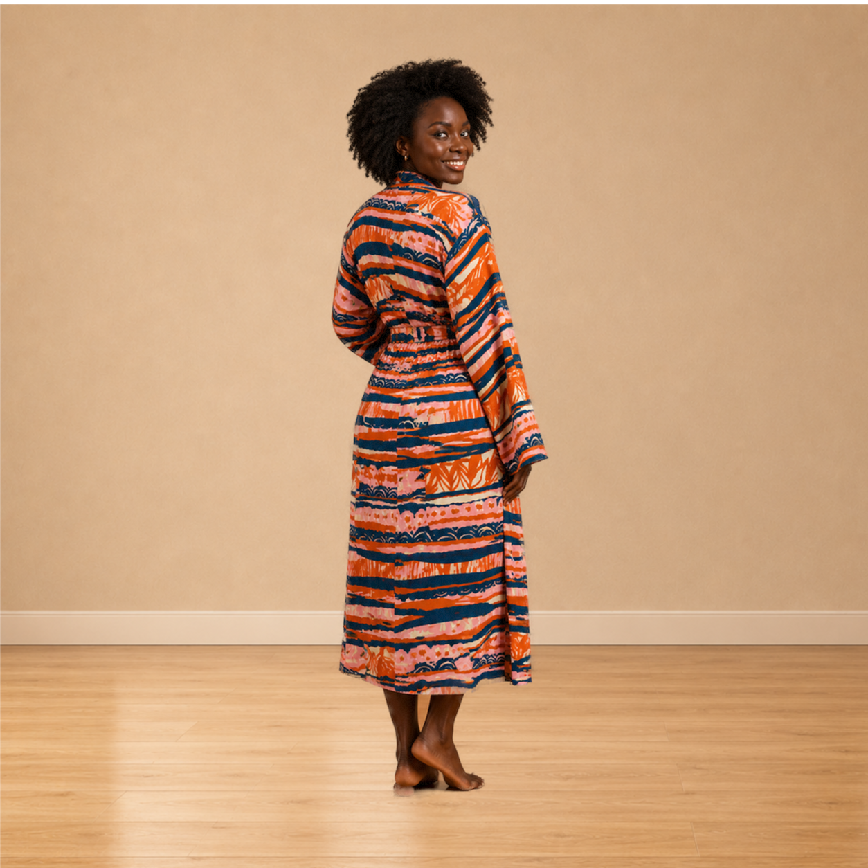Kimono vrolijke strepen