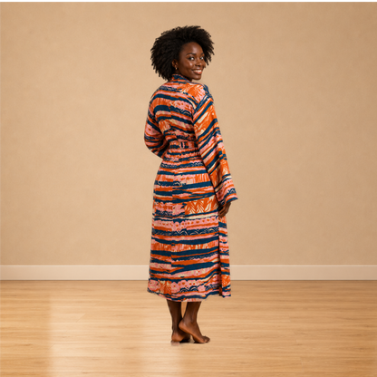 Kimono vrolijke strepen