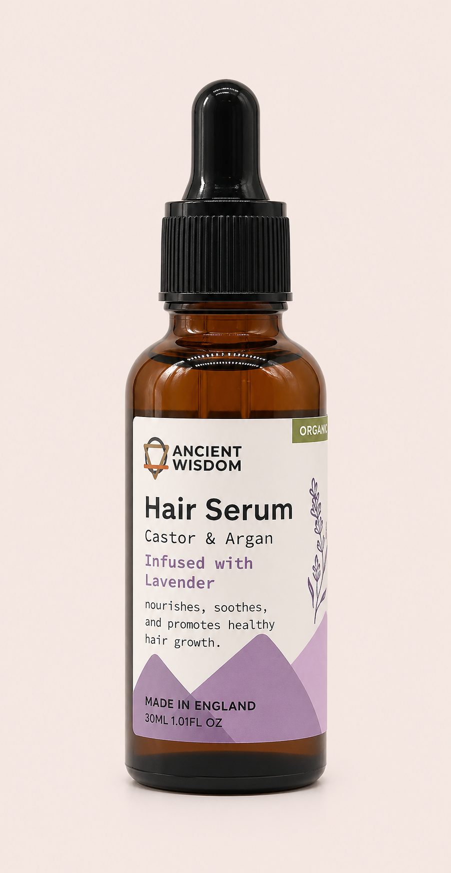 Biologisch haarserum met lavendel