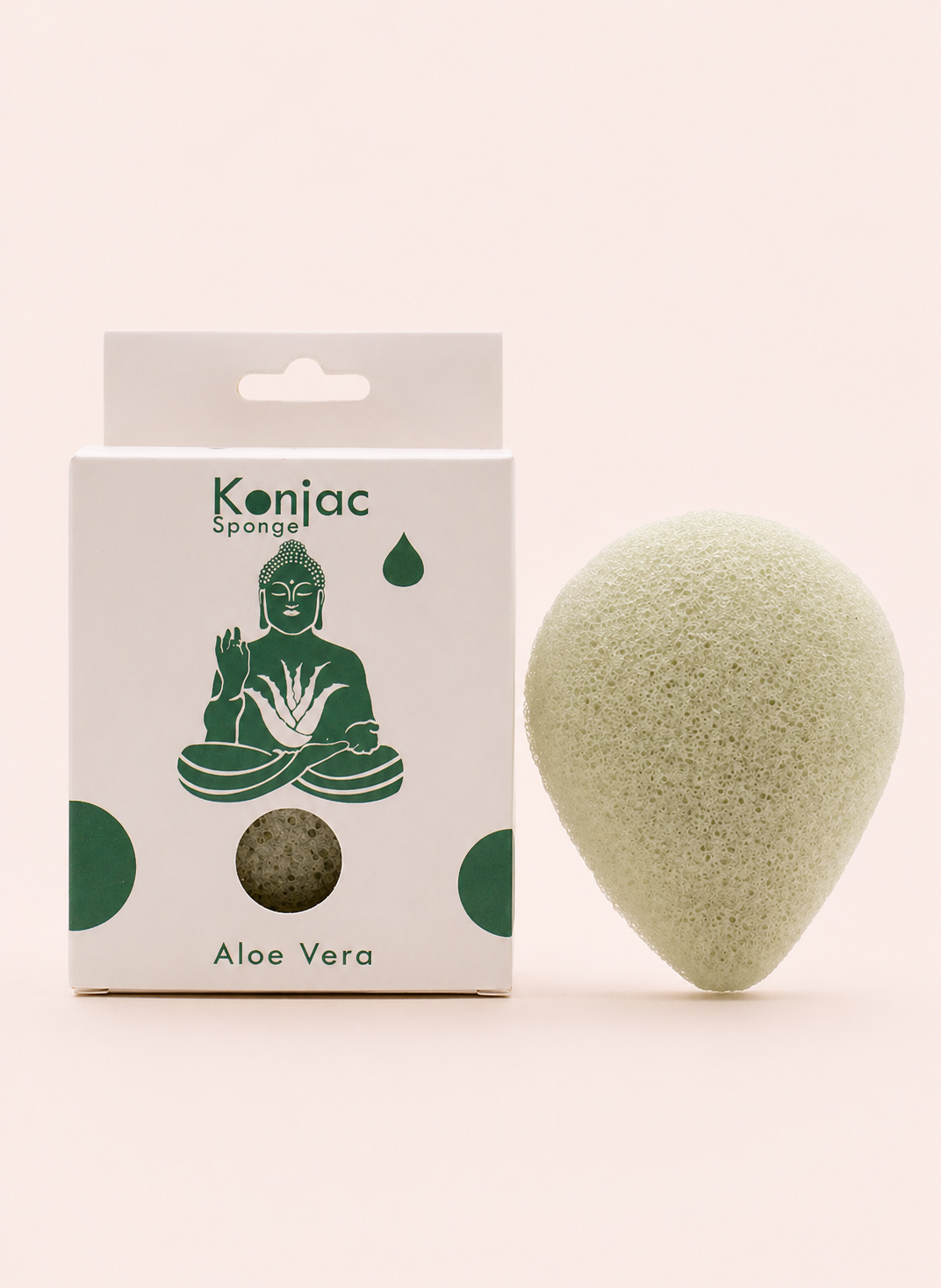 Konjac spons aloë vera herstellend