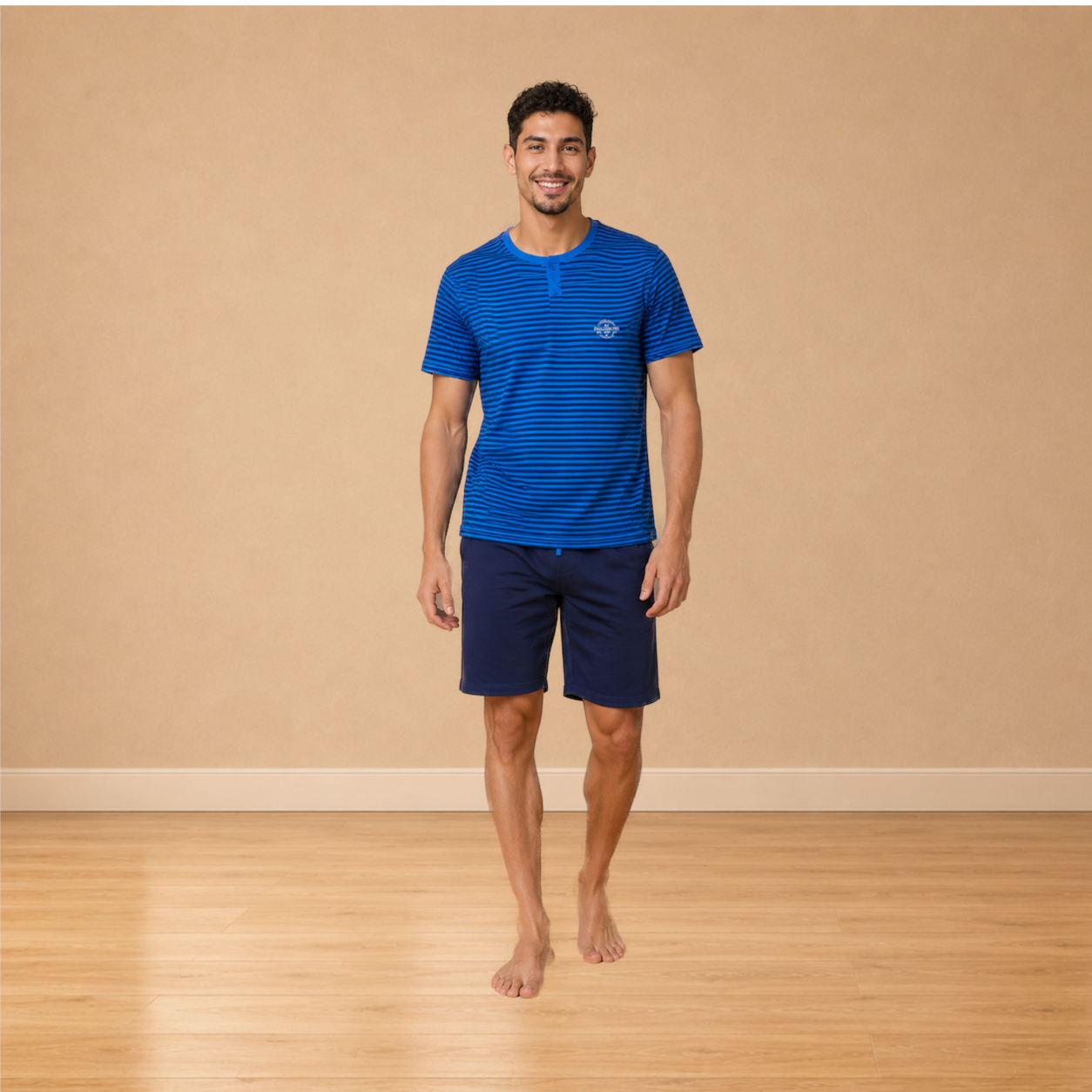Marine luxe heren shortama