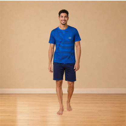 Marine luxe heren shortama