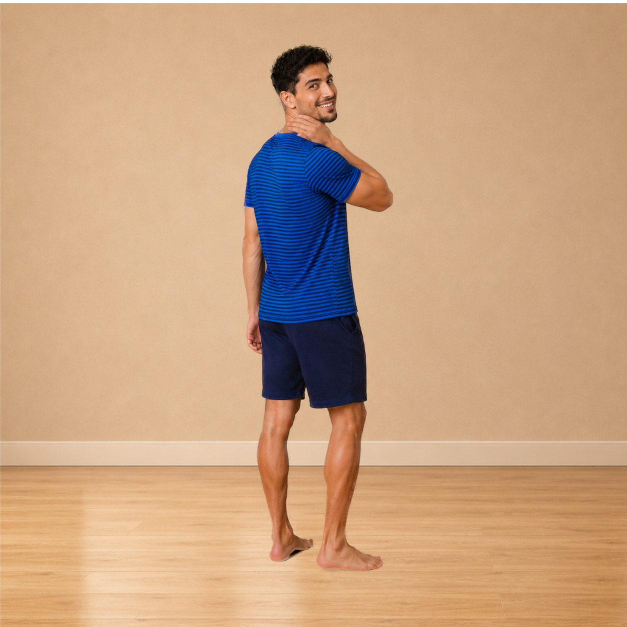 Marine luxe heren shortama