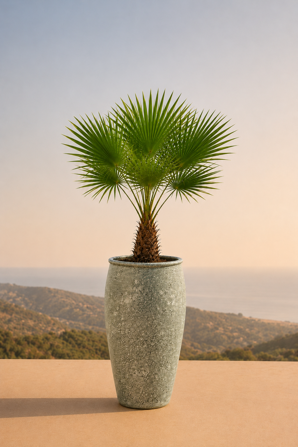 Vietnamese panarea plantenpot relic jade