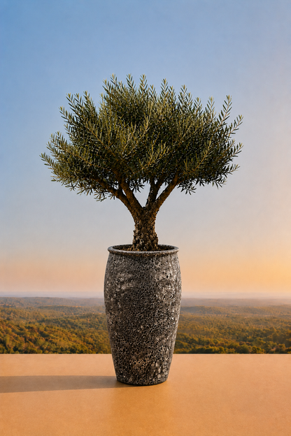 Vietnamese panarea plantenpot relic black