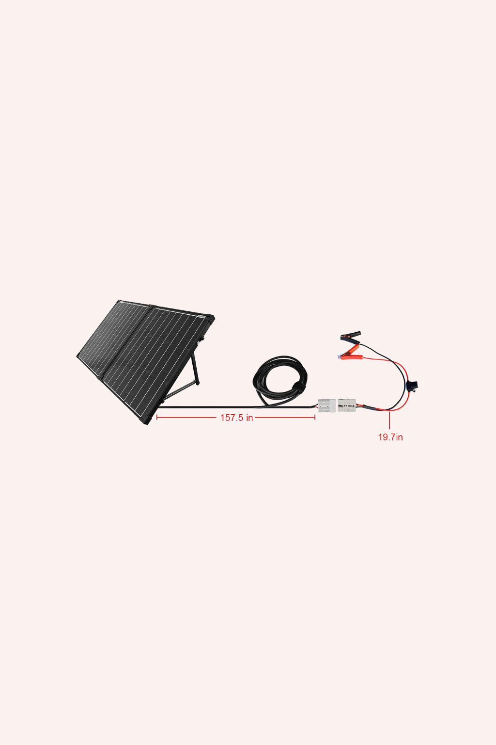 ACOPower Plk 120W Portable Solar Panel Kit, Lightweight Briefcase with