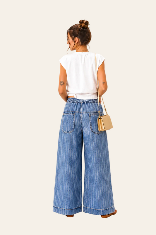 Jeans met wijde pijpen