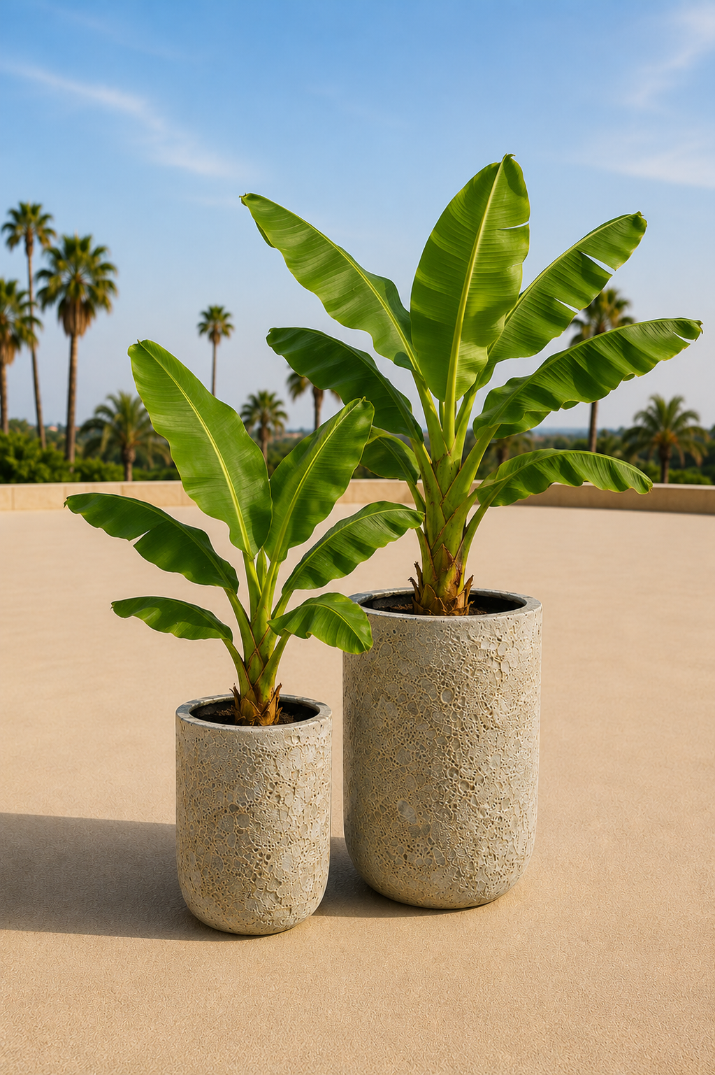 Fuji plantenpot set van 2
