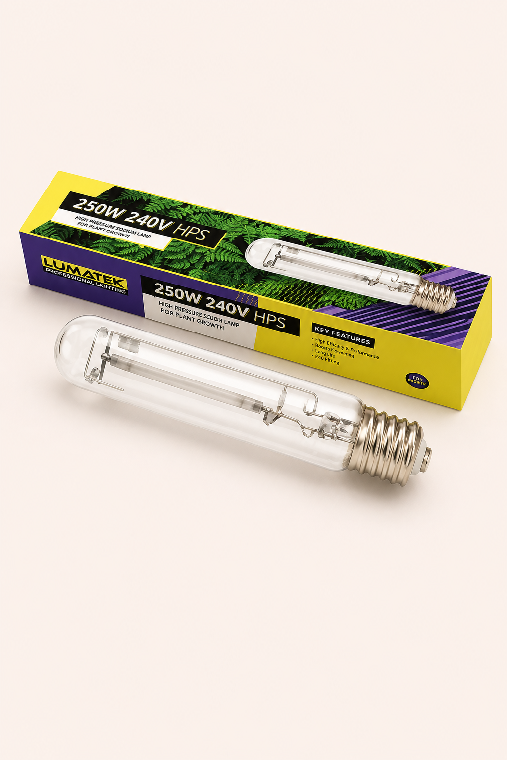HPS Lamp Lumatek Dual 250w, 240 Volt LUMATEK