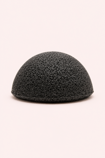 Konjac spons houtskool