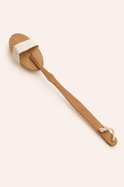 Lichaamsborstel met lang handvat