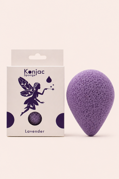 Konjac spons lavendel kalmerend