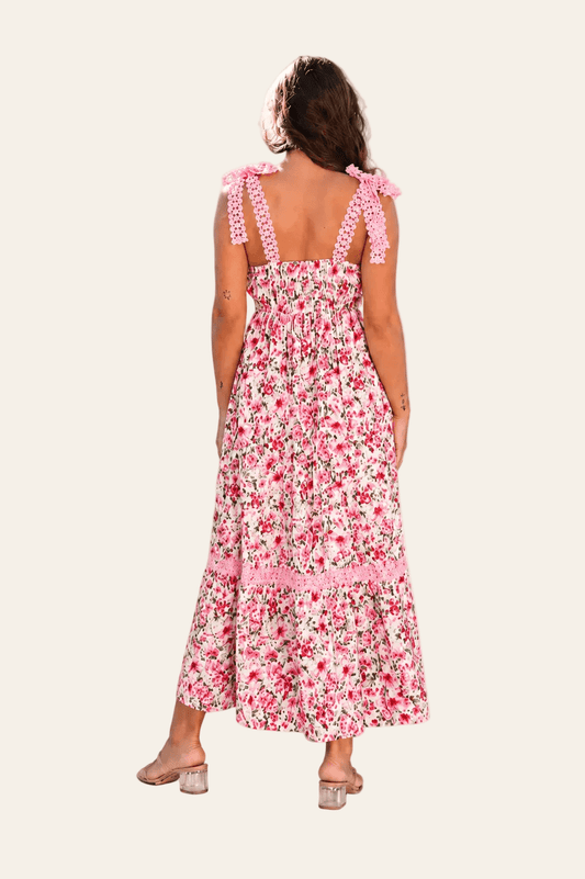 Maxivestido con estampado floral