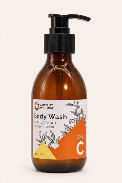Douchegel met vitamine C, sinaasappel en citroen
