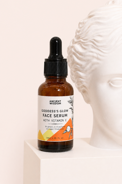 Gezichtsserum met vitamine C voor een stralende huid