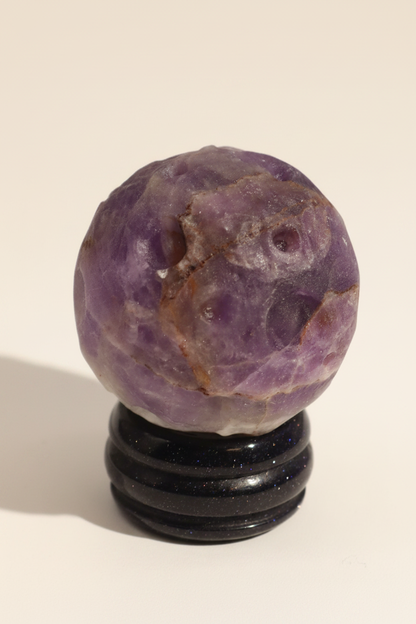 Amethyst Crystal Sphere on Stand